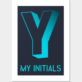 Letter Y Initials Unique Name T-Shirt Posters and Art